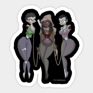 Pin-up zombies Sticker